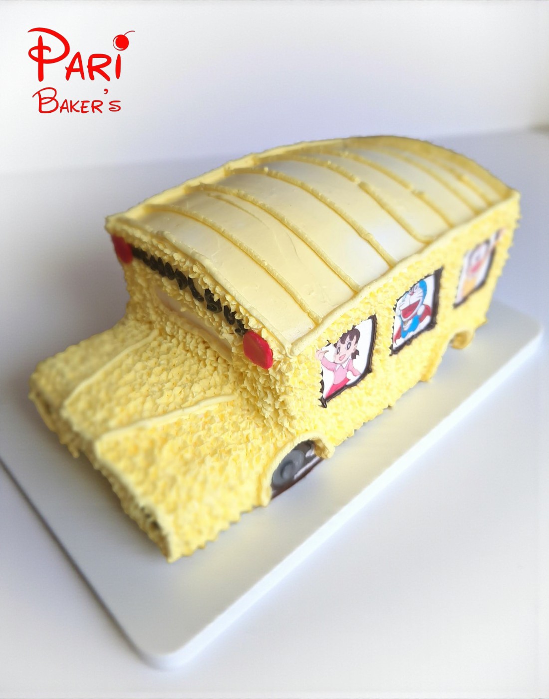 school bus shape cake school bus shape cake