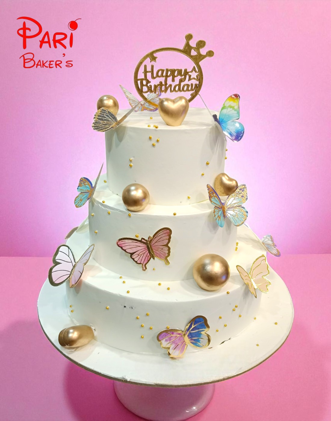 3 tier butterfly cake 3 tier butterfly cake