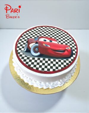 mcquin photoprint car cake