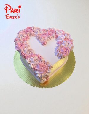 pb heart shaped cake 002