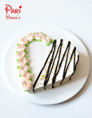 pb heart shaped cake 004