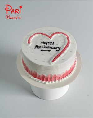 pb heart shaped cake 010