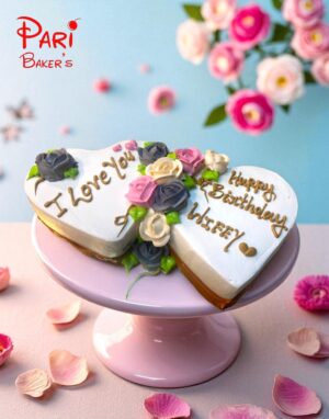 pb heart shaped cake 012