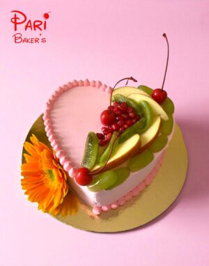 pb heart shaped cake 013