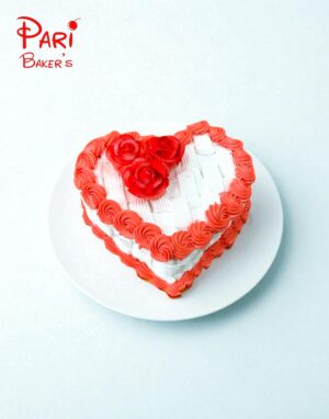 pb heart shaped cake 015
