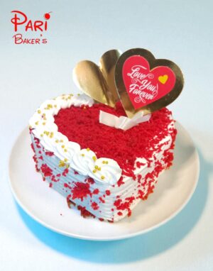 pb heart shaped cake 022