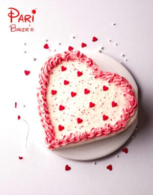 pb heart shaped cake 039