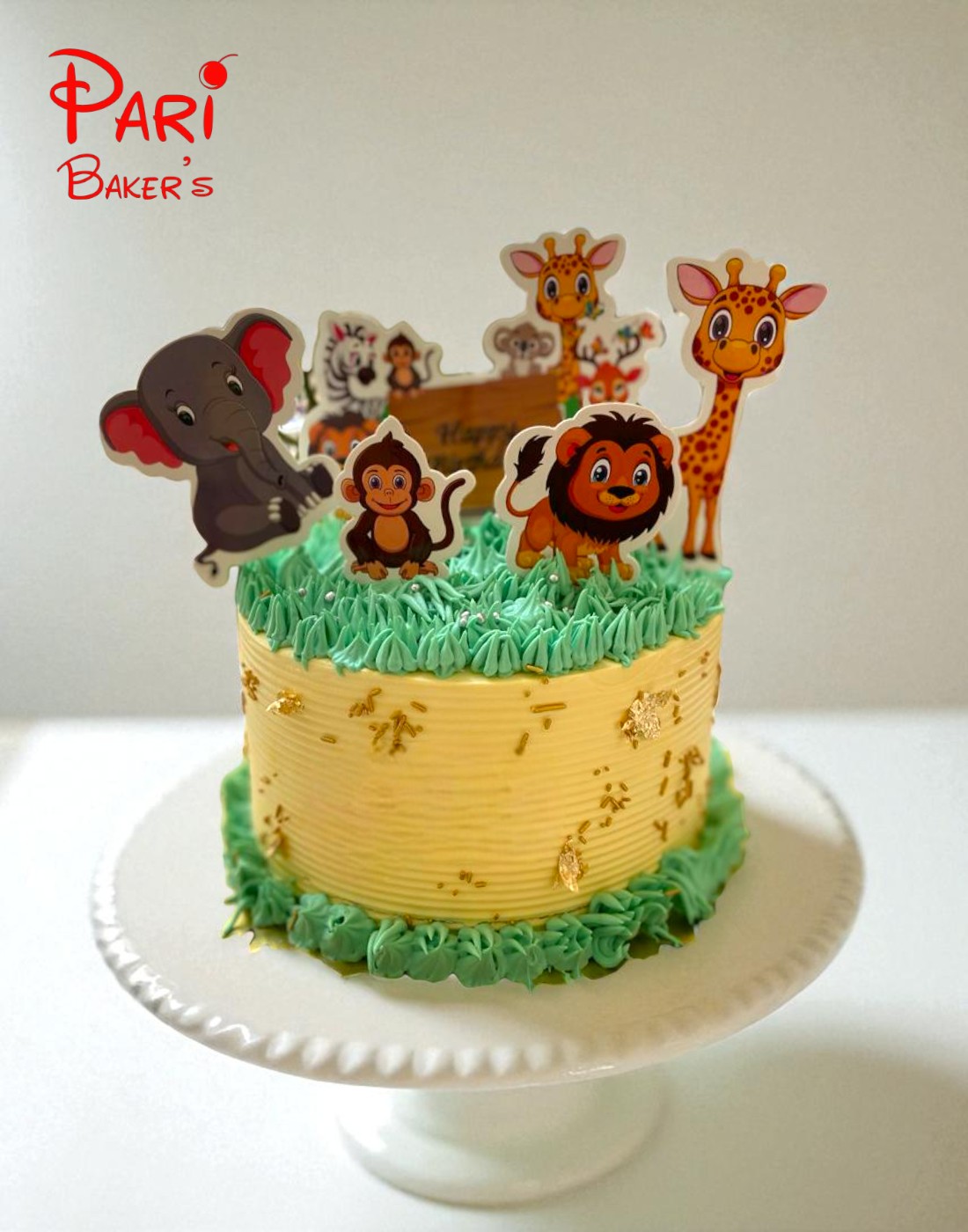 jungle themed animal cake jungle themed animal cake
