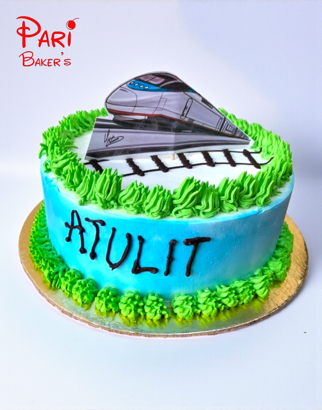 bullet train cutout cake bullet train cutout cake